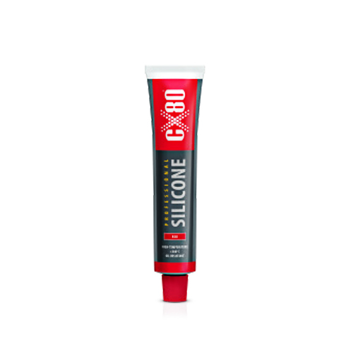 Герметик для формовки прокладок CX-80 SILICONE PROFESIONAL 80мл (red)/красный (80 RD)
