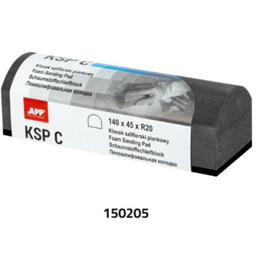 APP Брусок шлифовальный KSP С 140mm x 45mm x R20 (150205)