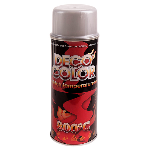 Deco Color Краска аэроз. 400ml /термостойка 800*С серебристый (111022/720293) Deco Color Краска аэроз. 400ml /термостойка 800*С серебристый (111022/720293)