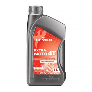 Масло TEMOL Extra Moto 4T SAE 10W-30,API SL/CF,JASO MA2 (1 л) Масло TEMOL Extra Moto 4T SAE 10W-30,API SL/CF,JASO MA2 (1 л)