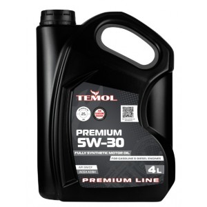 Масло TEMOL PREMIUM 5W-30 API SN/CF ACEA A3/B4, A5/B5 (4 л) Масло TEMOL PREMIUM 5W-30 API SN/CF ACEA A3/B4, A5/B5 (4 л)