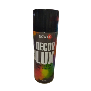 Акриловый грунт черный NOWAX Decor Lux (9005) 450мл Акриловый грунт черный NOWAX Decor Lux (9005) 450мл