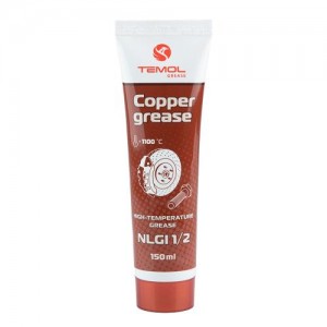 Высокотемпературная смазка TEMOL Copper Grease 150 мл +1100°С (NLGI 1/2) Высокотемпературная смазка TEMOL Copper Grease 150 мл +1100°С (NLGI 1/2)