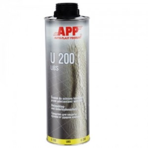 APP Антигравий под пистолет, U200 UBS, черный, 1l (050101) APP Антигравий под пистолет, U200 UBS, черный, 1l (050101)