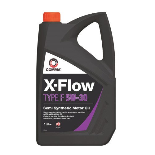 Моторное масло Comma X-FLOW TYPE F 5W-30 API SL/CF ACEA A5/B5 5л (4шт/уп) Моторное масло Comma X-FLOW TYPE F 5W-30 API SL/CF ACEA A5/B5 5л (4шт/уп)
