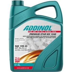 Addinol72103425 10W40/4L PREMIUM STAR MX 1048 Addinol72103425 10W40/4L PREMIUM STAR MX 1048