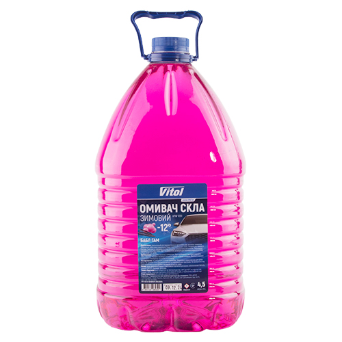 Омыватель стекла зимний VITOL "-12" Бабл Гамм 4,5л