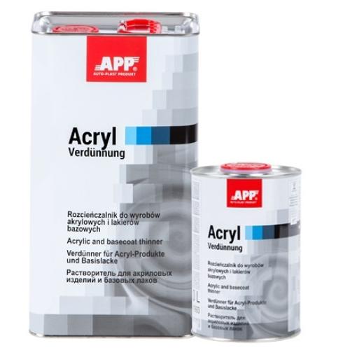 APP Растворитель Acryl Verdunnung нормальный 1.0 l (для акриловых и базовых продуктов) (030100) APP Растворитель Acryl Verdunnung нормальный 1.0 l (для акриловых и базовых продуктов) (030100)