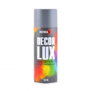 Акриловый грунт серый NOWAX Decor Lux (7015) 450мл Акриловый грунт серый NOWAX Decor Lux (7015) 450мл