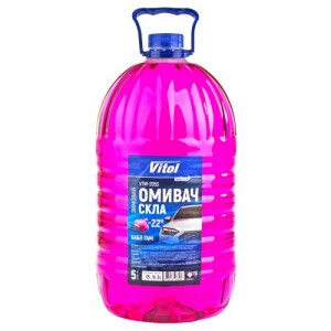 Омыватель стекла зимний VITOL "-22" Бабл Гамм 5л (VTW-2053) Омыватель стекла зимний VITOL "-22" Бабл Гамм 5л (VTW-2053)