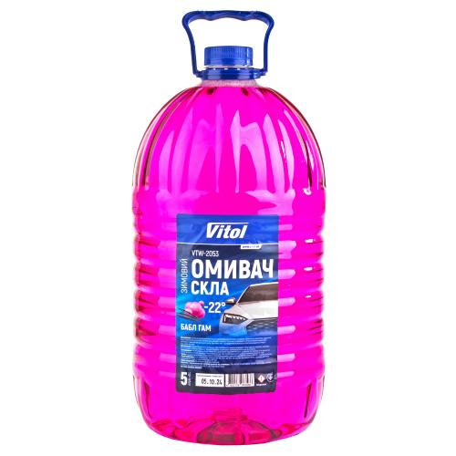 Омыватель стекла зимний VITOL "-22" Бабл Гамм 5л (VTW-2053)