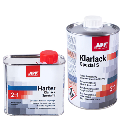 APP Грунт акриловый 2K HS Acryl Klarlack Spezial S 2:1 с отв., 1l+0.5l (020109 + 020317) APP Грунт акриловый 2K HS Acryl Klarlack Spezial S 2:1 с отв., 1l+0.5l (020109 + 020317)