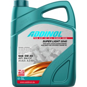 Addinol72097781 5W40/5L SUPER LIGHT 0540 Addinol72097781 5W40/5L SUPER LIGHT 0540