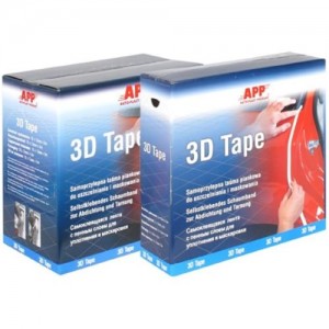 APP Валик для маскировки проемов 3D Tape 13мм*50м, белый (070350)