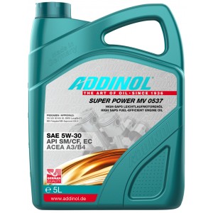 Addinol72099281 5W30/5L SUPER POWER MV 0537 Addinol72099281 5W30/5L SUPER POWER MV 0537