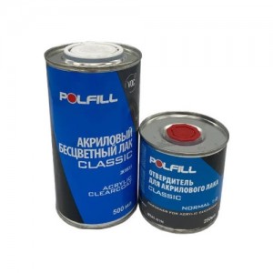 Polfill Лак 2К 2:1 HS Classik Polfill 0.5 л + утв. 0,25l (43192+43194) Polfill Лак 2К 2:1 HS Classik Polfill 0.5 л + утв. 0,25l (43192+43194)