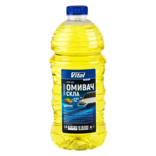 Омыватель стекла зимний VITOL "-12" Цитрус 1.8л (VTW-1224)