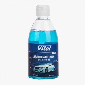 Автошампунь VITOL 400 мл (КОНЦЕНТРАЦИЯ 1:10) (VTAS-400) Автошампунь VITOL 400 мл (КОНЦЕНТРАЦИЯ 1:10) (VTAS-400)