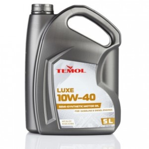 Масло TEMOL Luxe 10W-40 API SL/CF ACEA A3/B4 MB 229.1 VW 501.01/505.00 (5 л) Масло TEMOL Luxe 10W-40 API SL/CF ACEA A3/B4 MB 229.1 VW 501.01/505.00 (5 л)