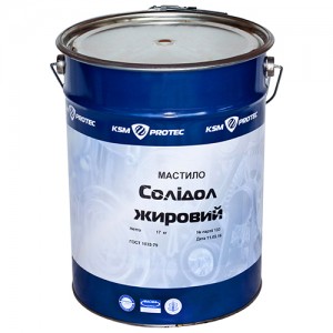 Масло Солидол Жировой KSM Protec ведро 17 кг (KSM-S170) Масло Солидол Жировой KSM Protec ведро 17 кг (KSM-S170)