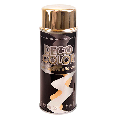 Deco Color Краска аэроз. 400ml /хром золотой (070922/720255)