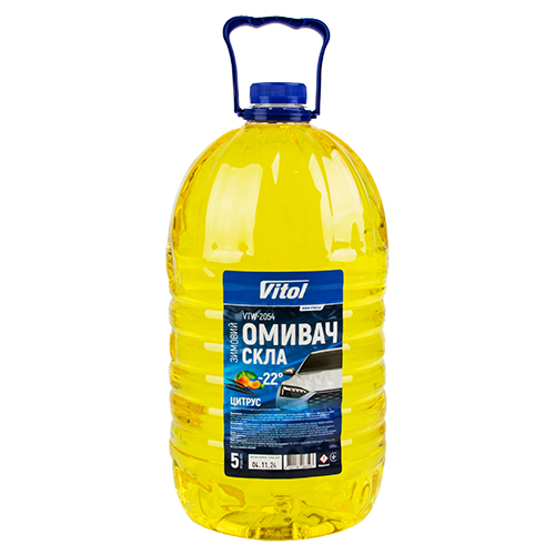 Омыватель стекла зимний VITOL "-22" Цитрус 5л