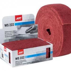 APP Скотч-брайт WSR 222 100mm x 10m, красный (10 шт), мелкоабразивный, рулон (06ZR210) APP Скотч-брайт WSR 222 100mm x 10m, красный (10 шт), мелкоабразивный, рулон (06ZR210)
