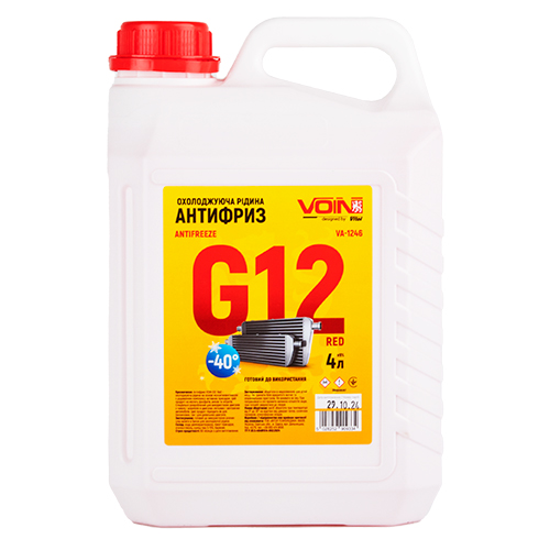 Антифриз VOIN G12 Red 4л