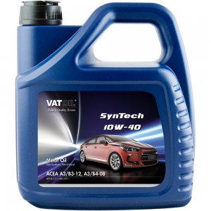 Vatoil50029 Масло моторное полусинтетическое "SynTech 10W-40", 4л. Vatoil50029 Масло моторное полусинтетическое "SynTech 10W-40", 4л.