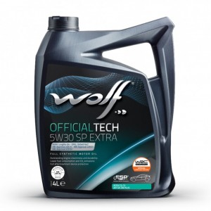 WOLF1049359 / 8308116 5W30/4L OFFICIALTECH SP EXTRA WOLF1049359 / 8308116 5W30/4L OFFICIALTECH SP EXTRA