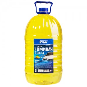 Омыватель стекла зимний VITOL "-12" Цитрус 5л Омыватель стекла зимний VITOL "-12" Цитрус 5л