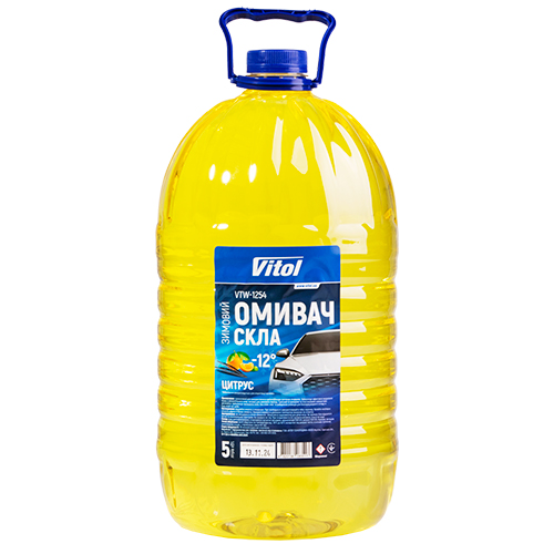 Омыватель стекла зимний VITOL "-12" Цитрус 5л