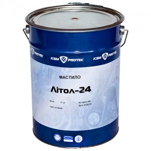 Масло Литол-24 KSM Protec ведро 17 кг (KSM-L2417) Масло Литол-24 KSM Protec ведро 17 кг (KSM-L2417)