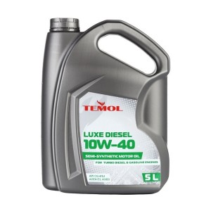 Масло TEMOL Luxe Diesel 10W-40 API CG-4/SJ,ACEA E3, A3/B4,MB 228.1, MAN M3275, VOLVO VDS-2 (5 л) Масло TEMOL Luxe Diesel 10W-40 API CG-4/SJ,ACEA E3, A3/B4,MB 228.1, MAN M3275, VOLVO VDS-2 (5 л)