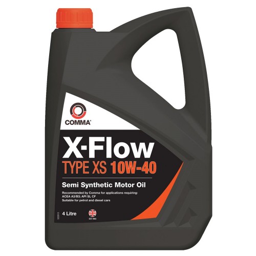 Моторное масло Сomma X-FLOW TYPE XS 10W-40 API SL/CF ACEA A3/B3 4л (4шт/уп) Моторное масло Сomma X-FLOW TYPE XS 10W-40 API SL/CF ACEA A3/B3 4л (4шт/уп)