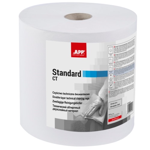 APP Полотенце Standart CT 244 м, белое, двухслойное (090413)