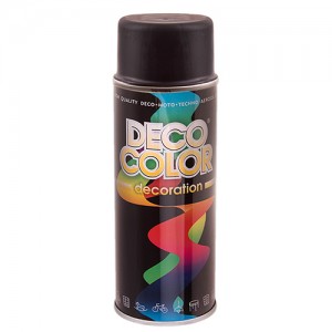 Deco Color Краска аэроз. 400ml Decoration/черный блеск (720149) Deco Color Краска аэроз. 400ml Decoration/черный блеск (720149)