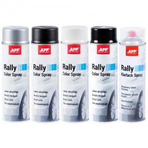 APP Краска аэрозольная Rally Color Spray, белый 600ml (210111) APP Краска аэрозольная Rally Color Spray, белый 600ml (210111)
