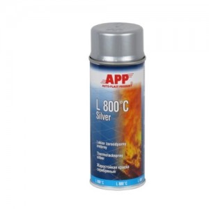 APP Краска аэрозольная L650*C Black Spray, серебро 400ml (210433) APP Краска аэрозольная L650*C Black Spray, серебро 400ml (210433)