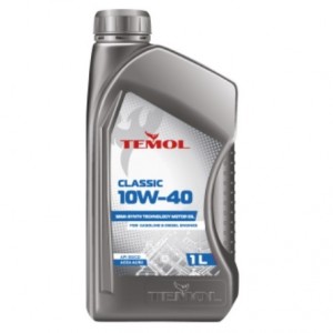 Масло TEMOL Classic 10W-40 API SG/CD ACEA A2/B2 (1 л) Масло TEMOL Classic 10W-40 API SG/CD ACEA A2/B2 (1 л)