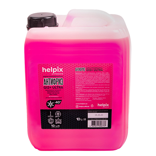 Антифриз G12 Helpix розовый 10 л (6737)