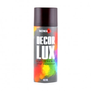 Акриловый грунт красный NOWAX Decor Lux (3000) 450мл Акриловый грунт красный NOWAX Decor Lux (3000) 450мл