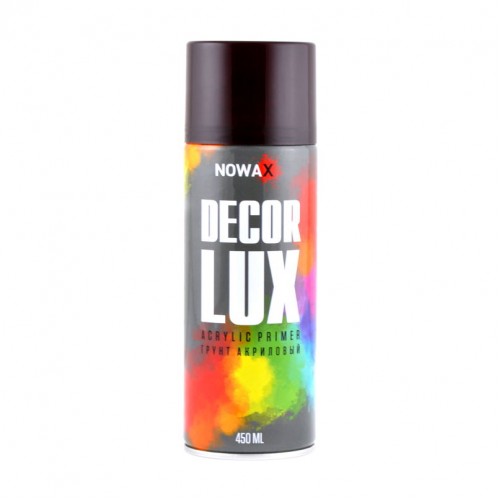 Акриловый грунт красный NOWAX Decor Lux (3000) 450мл Акриловый грунт красный NOWAX Decor Lux (3000) 450мл