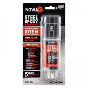 Эпоксидный клей стальной NOWAX STEEL EPOXY ADHESIVE Эпоксидный клей стальной NOWAX STEEL EPOXY ADHESIVE