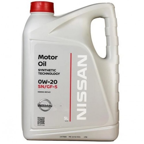 NissanKE90090143 0W20/5L FS SN/GF-5