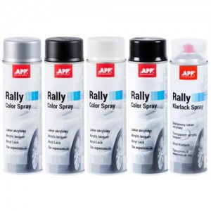APP Краска аэрозольная Rally Color Spray, черный блеск 600ml (210113) APP Краска аэрозольная Rally Color Spray, черный блеск 600ml (210113)