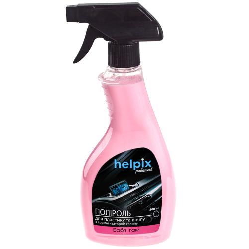 Полироль для пластика и винила HELPIX Professional 500мл триггер (БАБЛ ГАМ) (3255) Полироль для пластика и винила HELPIX Professional 500мл триггер (БАБЛ ГАМ) (3255)
