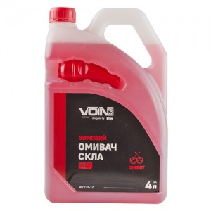 Омыватель стекла зимний VOIN "-12" Cherry 4л (канистра с воронкой) Омыватель стекла зимний VOIN "-12" Cherry 4л (канистра с воронкой)