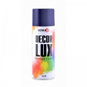 Акриловая краска глянцевая темно синяя NOWAX Decor Lux (5010) 450мл Акриловая краска глянцевая темно синяя NOWAX Decor Lux (5010) 450мл