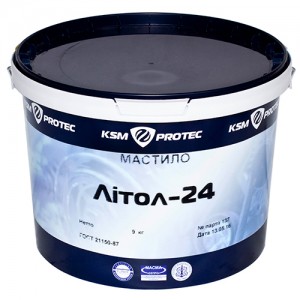 Масло Литол-24 KSM Protec ведро 9 кг (KSM-L2490) Масло Литол-24 KSM Protec ведро 9 кг (KSM-L2490)